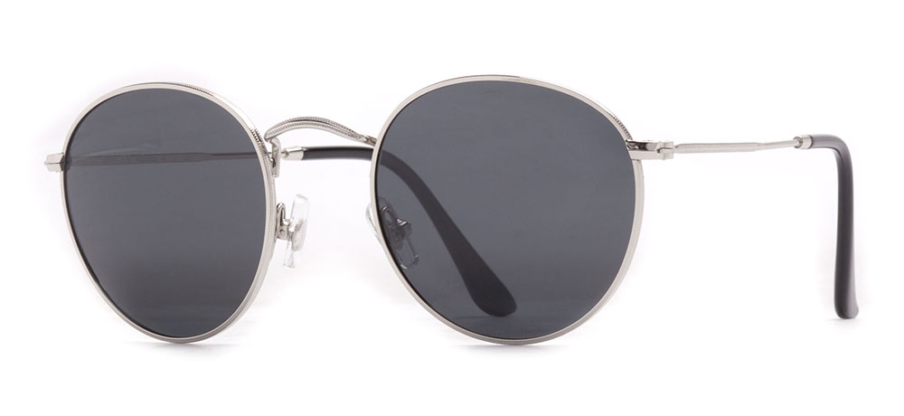 BENX SUNGLASSES Sunglasses Teenage Man,Woman,Unisex Round Full-Rimmed Metal Polarize BXGÜNŞ 8006.48-C.01